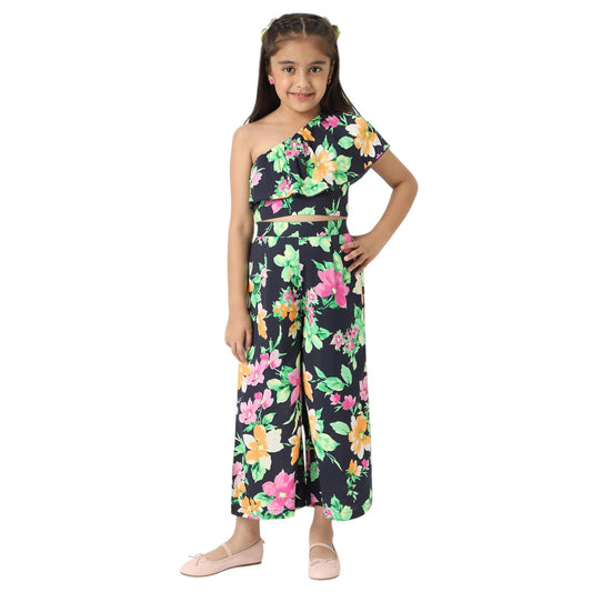Nautinati Girls Combo Set of Asymmetrical Top and Bottoms