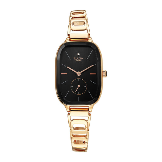 Titan Analog Black Dial Women's Casual Watch