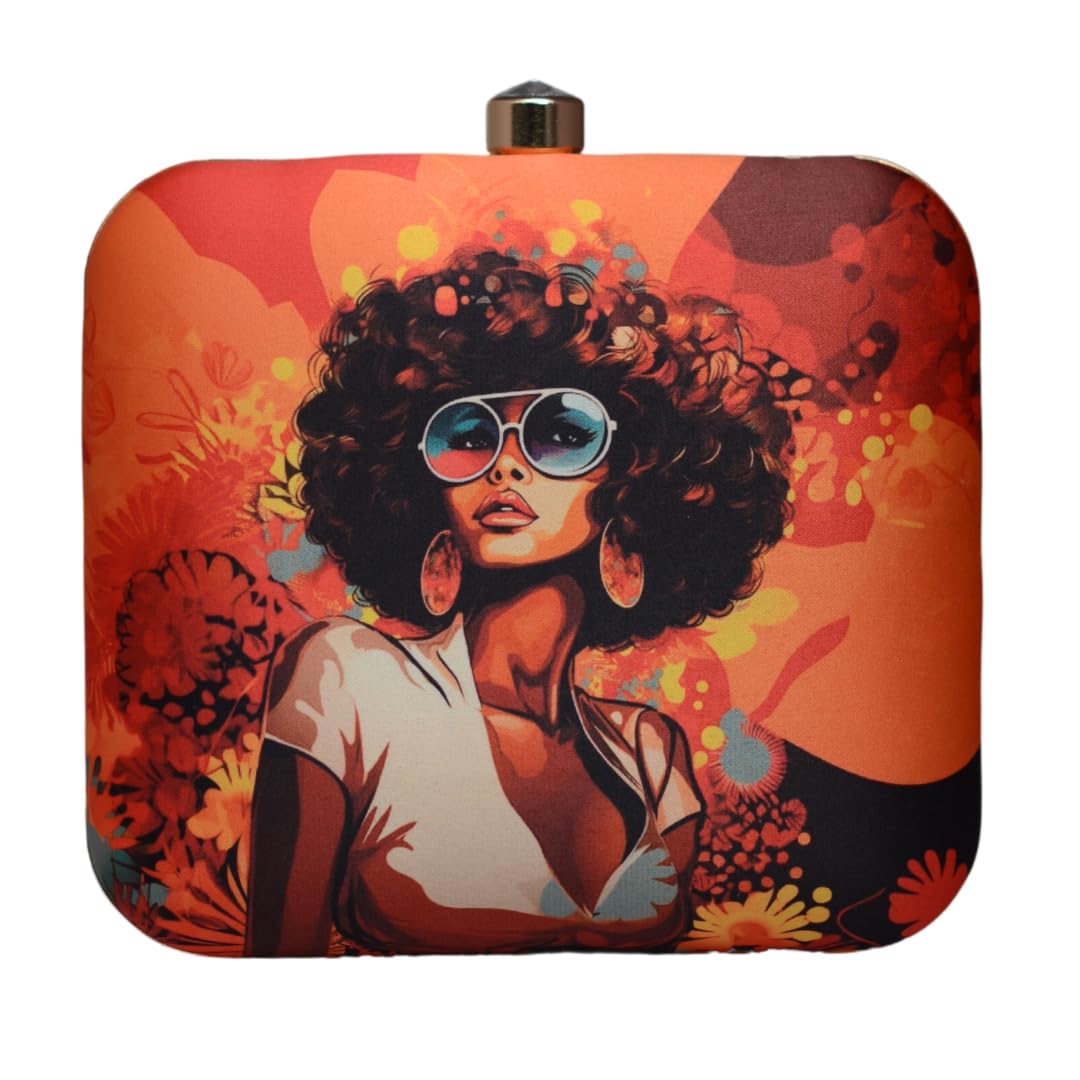 Artklim Afro Women Printed Clutch