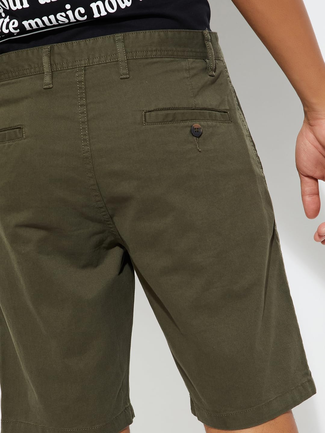 Max URB_N Men Solid Shorts (Olive Green_28)