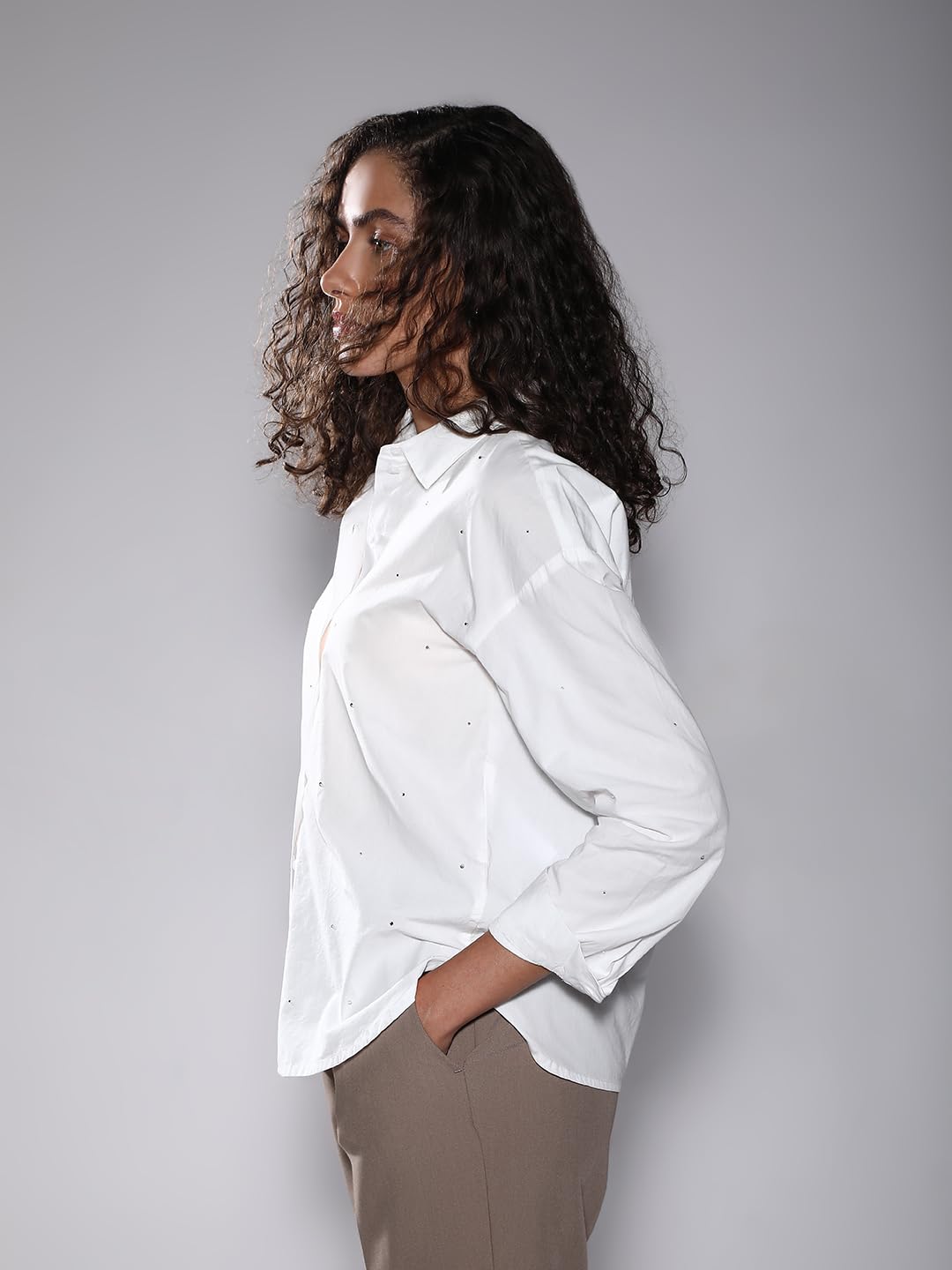 VERO MODA Women White Regular Fit Shirt