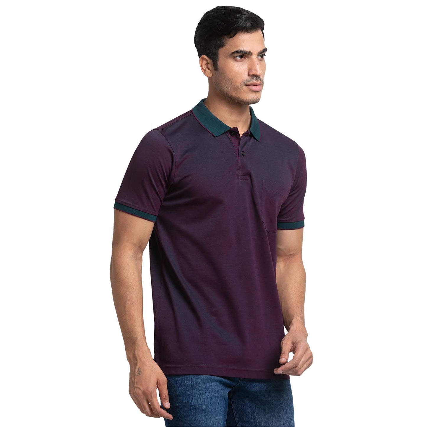 Raymond Dark Green T-Shirt (Size: 38)-RCKE01079-N8