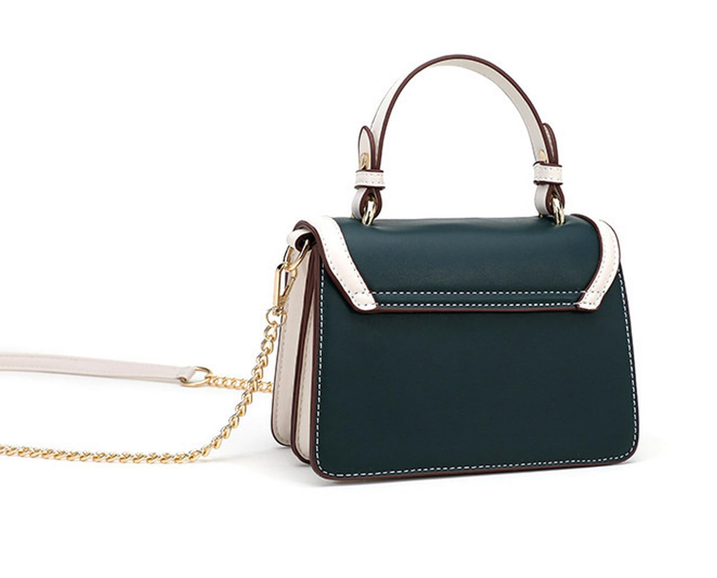 Diva Dale Fashionable Crossbody Sling Bag Satchel for Women | Elegant PU Leather Shoulder Bag with Chain Strap | Small Handbag for Daily and Office Use