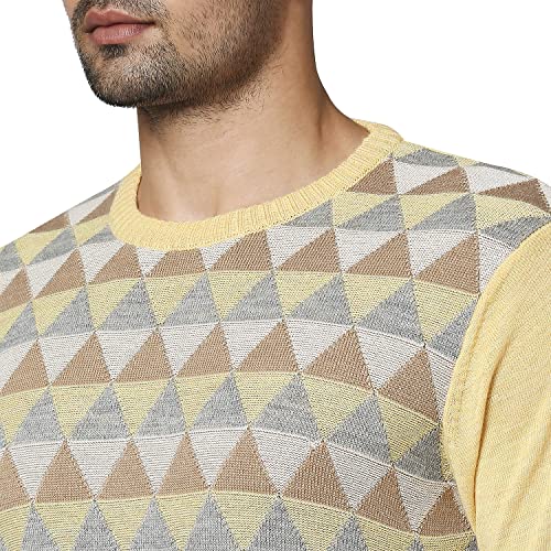 Raymond Medium Yellow Sweater (Size: 42)-RMWX01148-Y3