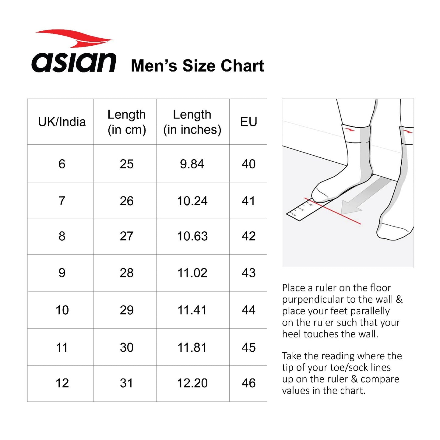 ASIAN Men's Hattrick-27 Lace up Lightweight Sports Shoes - Orange,UK 9