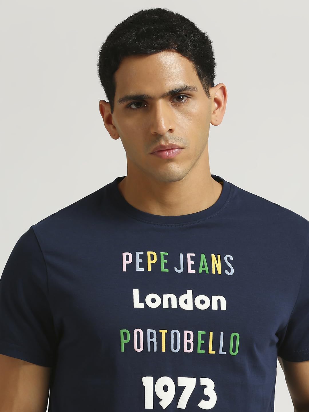 Pepe Jeans Monty Graphic Printed Tee Navy
