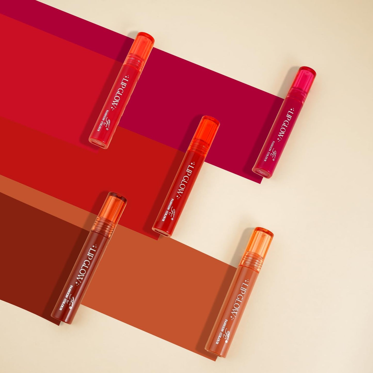 Fashion Colour Pretty Lip Glow Liquid Lipstick Waterproof Matte Finish Non Transfer 16 Hours Wear Liquid Lipstick Nudeshade To Boldshade Perfectly Fit To All Indian Skin Tones (#Amber Shine, 3ML)