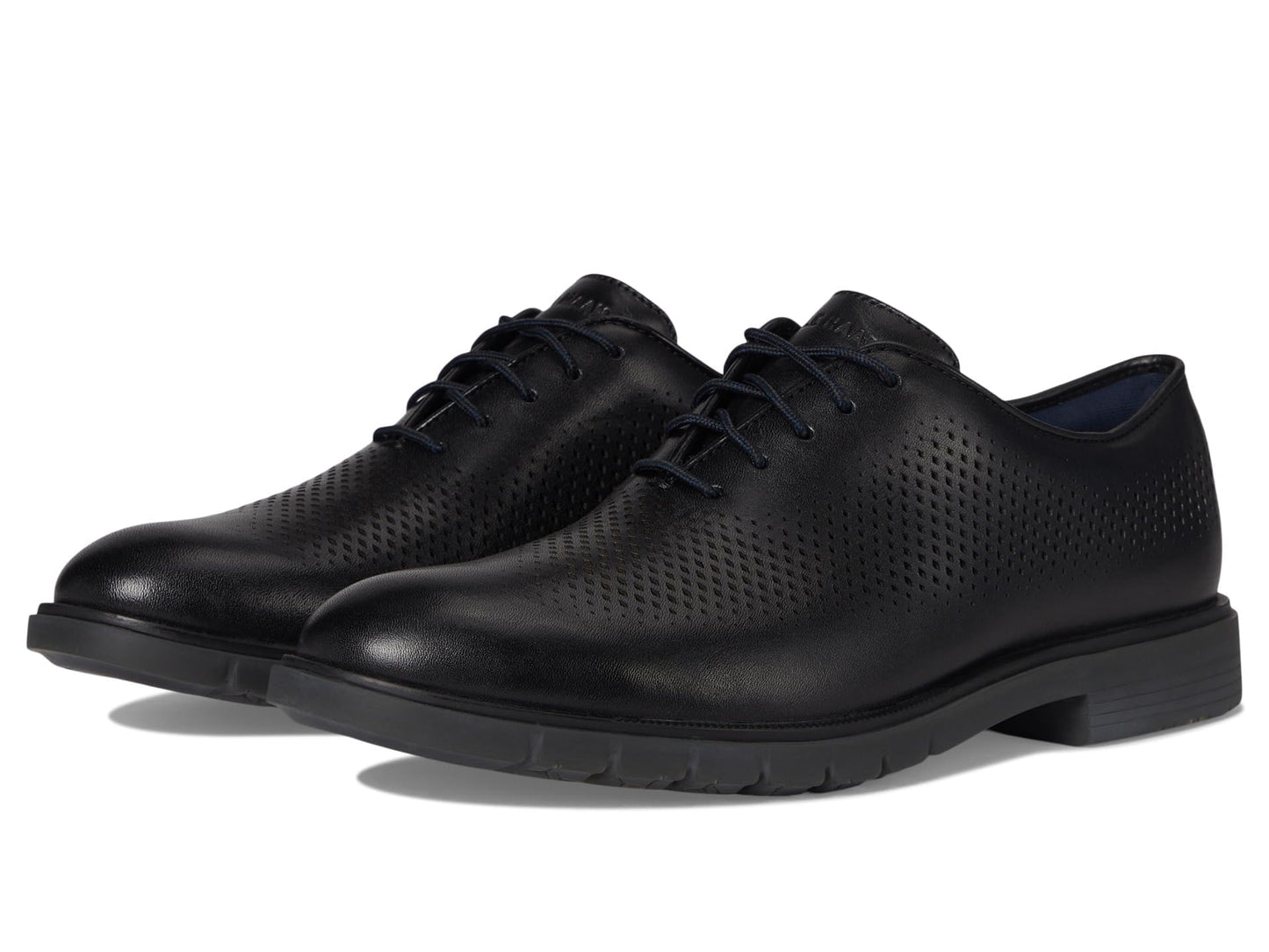 Cole Haan Mens Grandflex Dress Laser Oxfords, Black, 8.5 UK