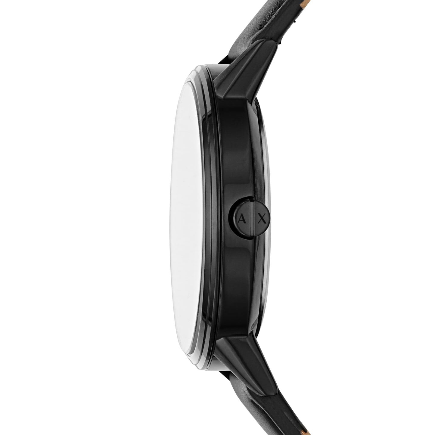 Armani Exchange Analog Black Dial Men's Watch-AX2719 Genuine Leather, Black Strap