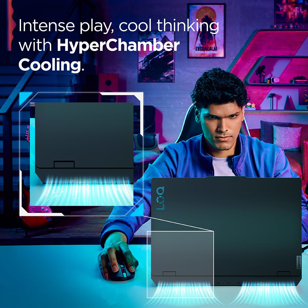 Lenovo LOQ 12Th Gen Intel Core I5-12450HX | NVIDIA RTX 2050 4GB (12GB RAM/512GB SSD/15.6 Inches (39.6Cm)/144Hz/Windows 11/100% Srgb/3 Month Game Pass/1Yr ADP Free/Grey/2.4Kg),83GS008VIN Gaming Laptop