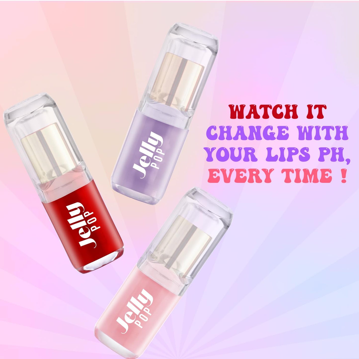Glam21 Jelly Pop fruity gel lipstick| Moisturising | Glossy Finish | Gives a Natural Colour | Lightweight | 01- Cranberry Pink, 3.5gm