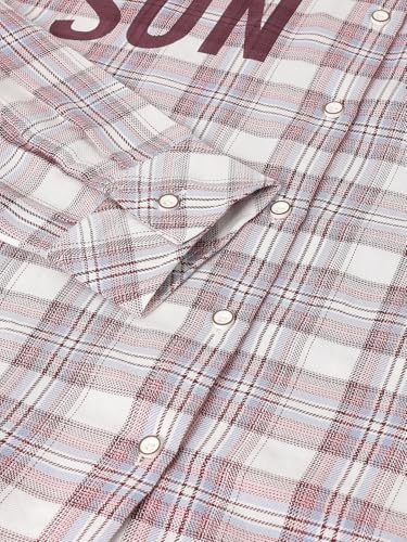 Max Girls Checked Shirt (Red_8-9 Y)