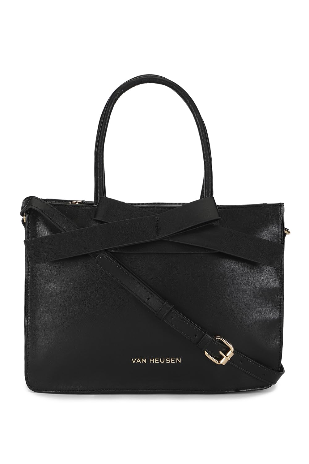 Van Heusen womens Satchel - Bow Black