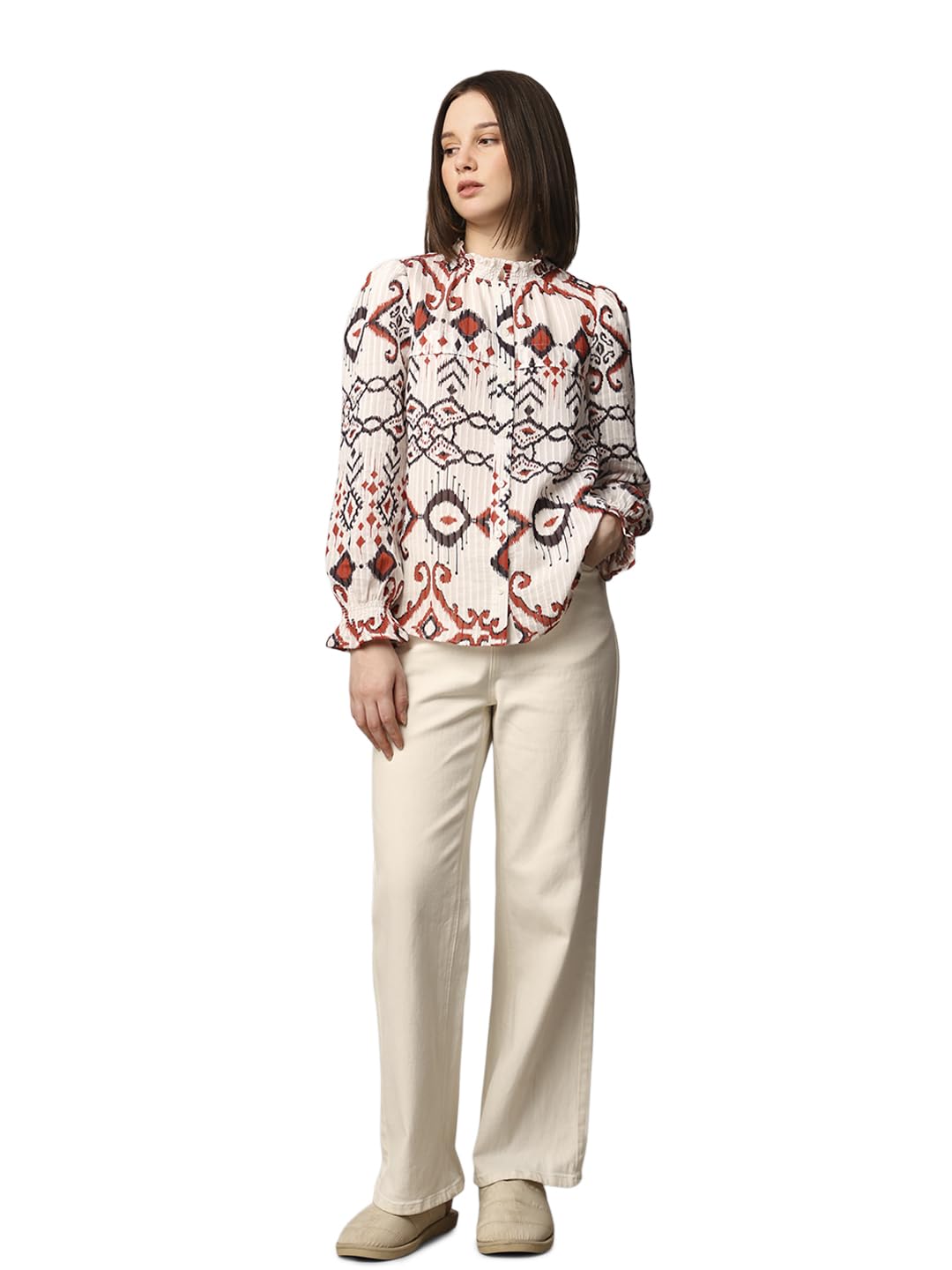 ONLY Women's Regular Fit T-Shirt (9008177-Cloud Dancer_Cloud