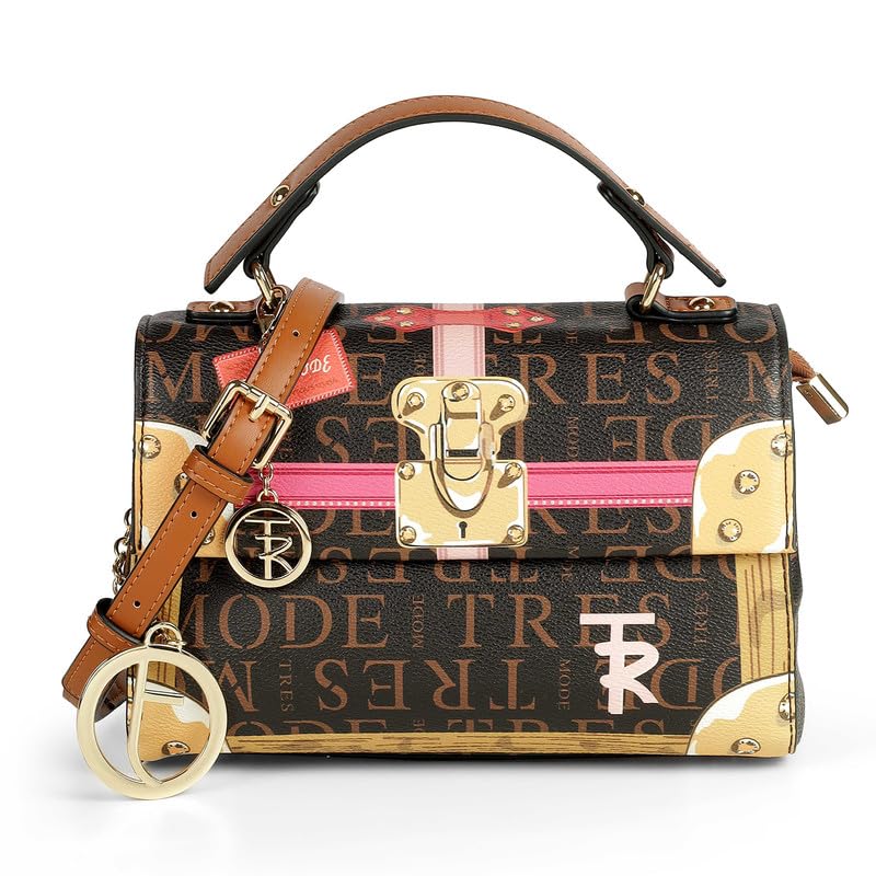 tresmode CALVI Brown Women Vegan Leather Sling Bag