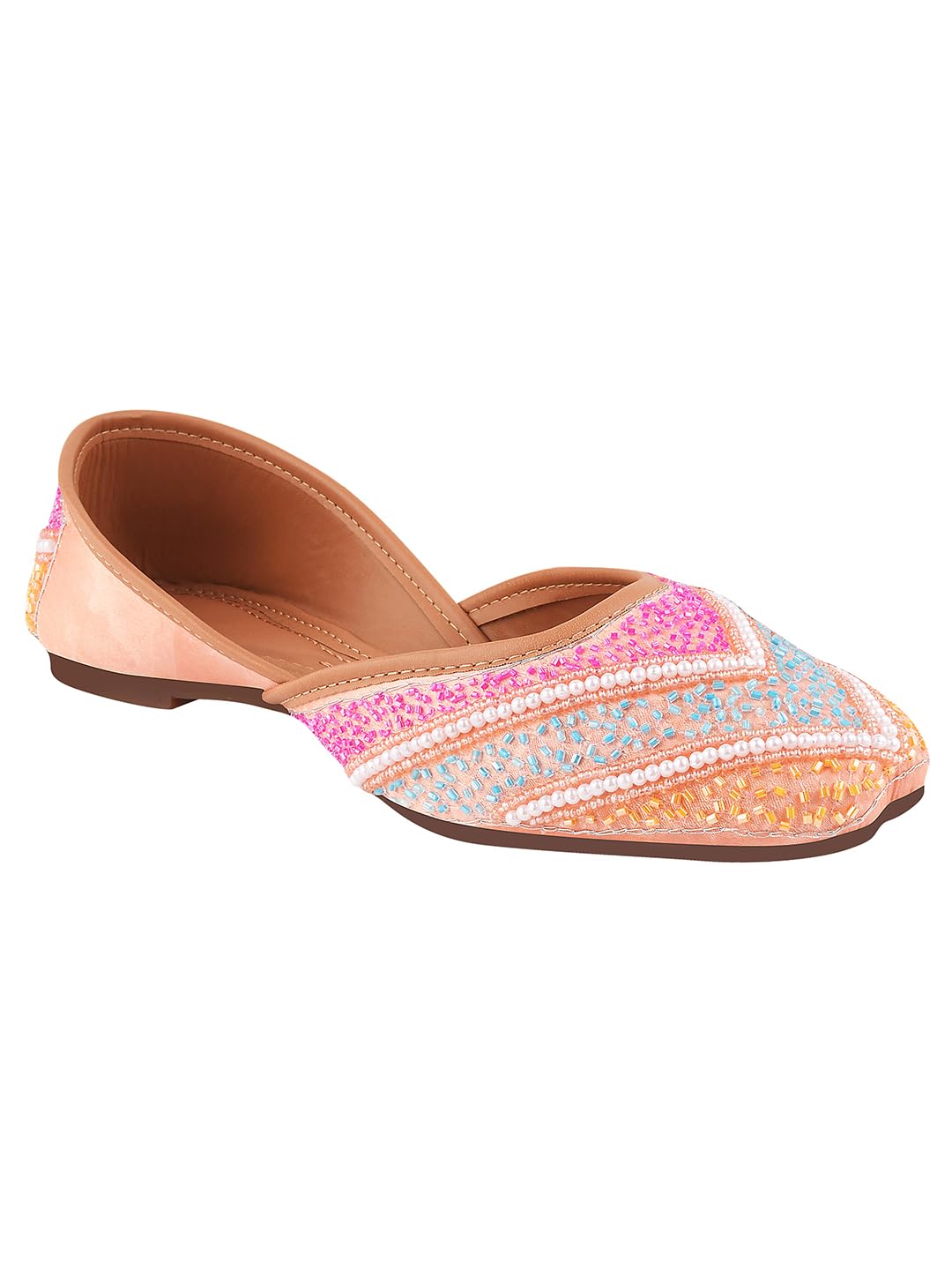SilverArrow Women's Ember Glow Jutti Pink 6 UK