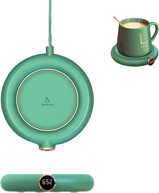 Riveira Electric Coffee Mug Warmer - Automatic Shut Off, 3 Adjustable Temperatures, Beverage Warmer for Office, Travel, Home, Desk, Tea, Coffee