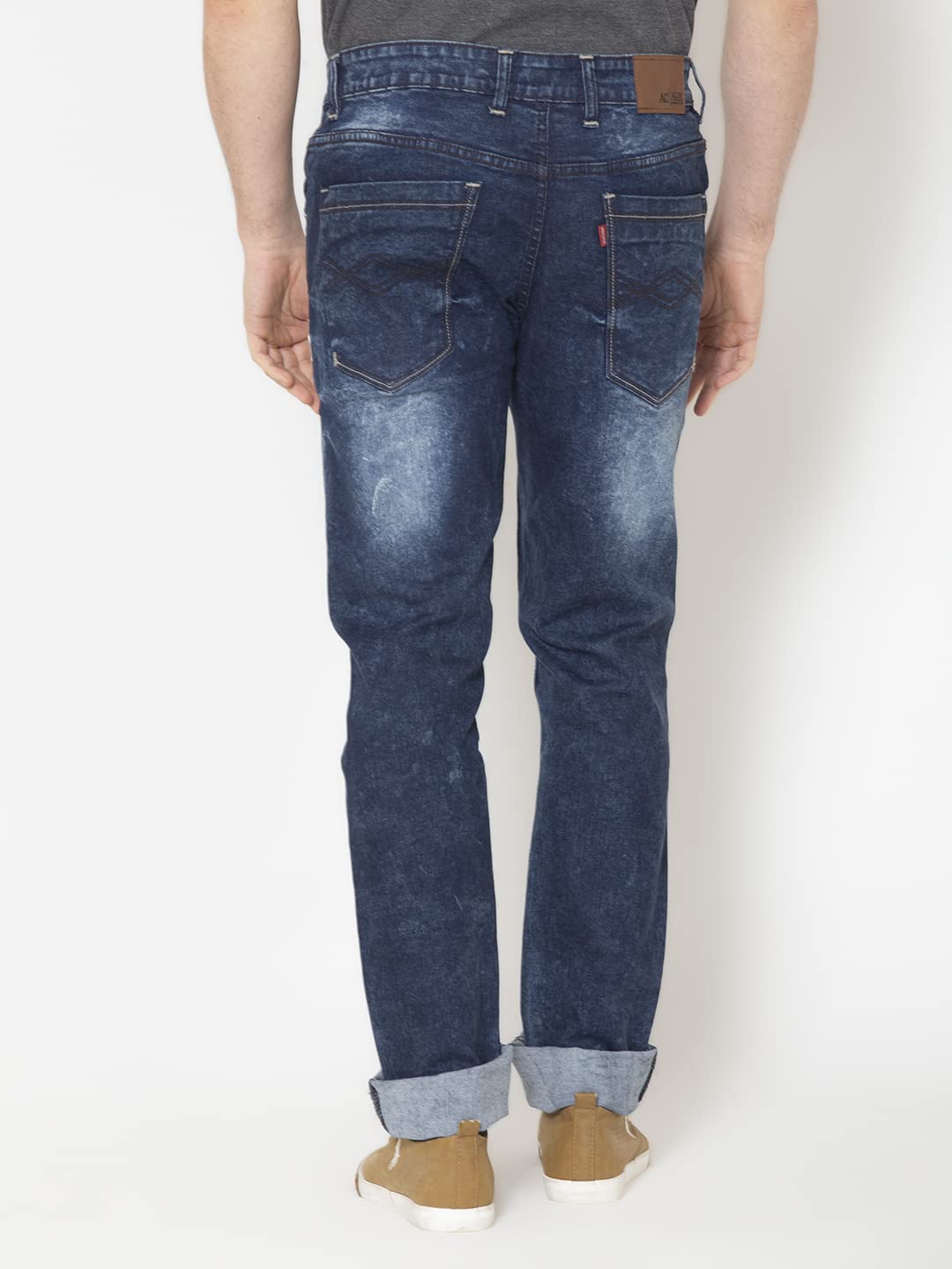 Allen Cooper Denim Jeans for Men(44NewN) Navy