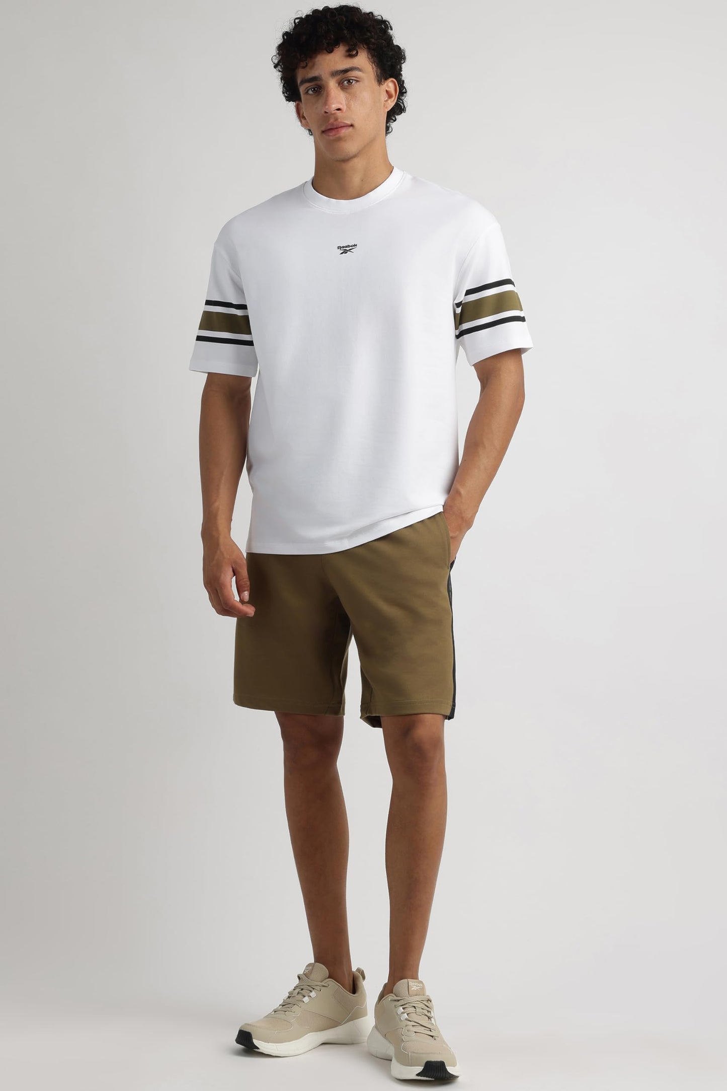 Reebok Men's Bermuda Shorts (EMLSH2_Military Olive