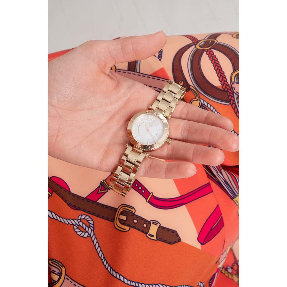 Gc Womens 34 mm Muse White Dial Stainless Steel Analog Watch - Z05003L1MF