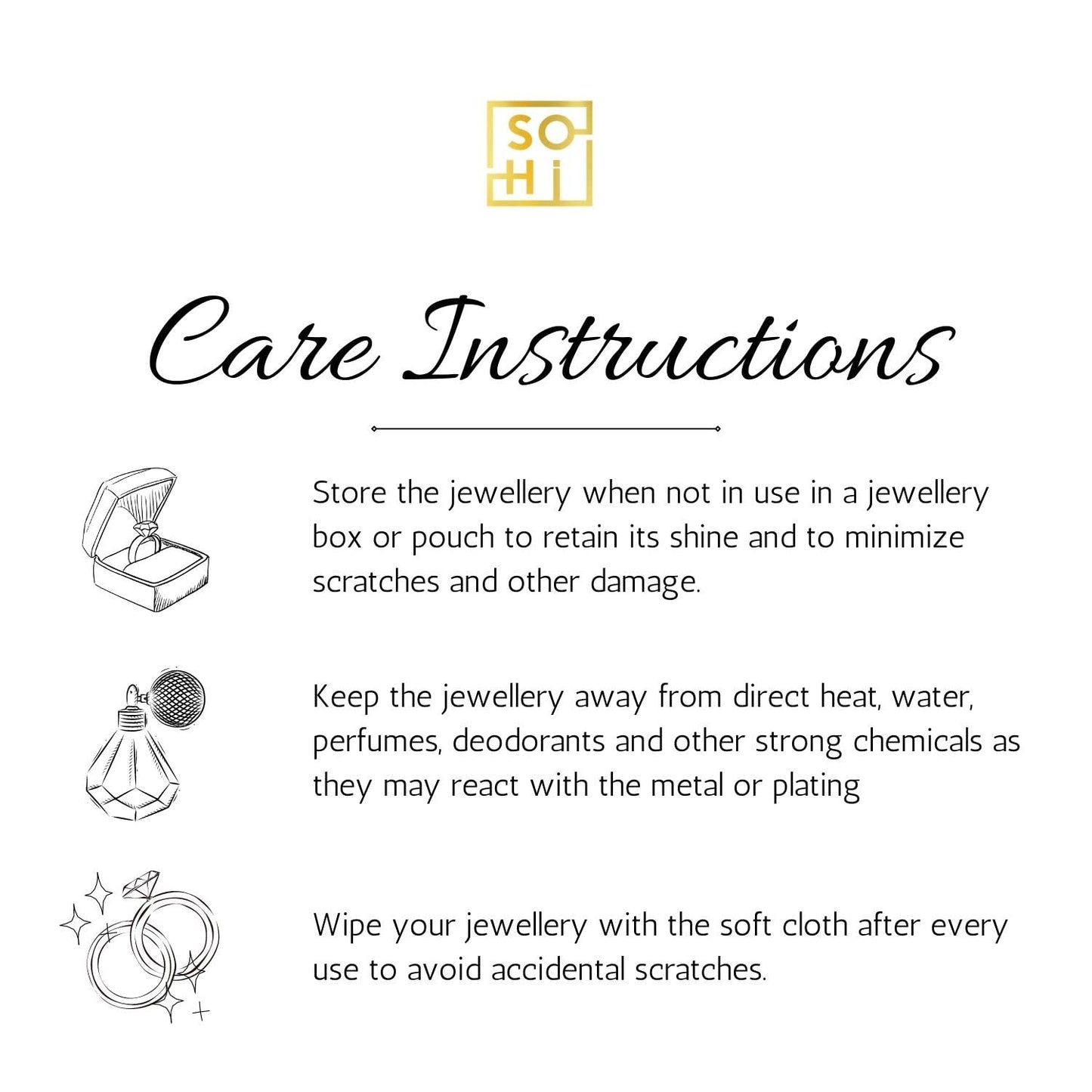 SOHI Silver American Diamond Necklace and Earring, Artificial Stones, Silver Plated Necklace, Necklace with Drop Earrings, Diamond Women & Girl Accessories, stylish cute jewellery, crystal necklace