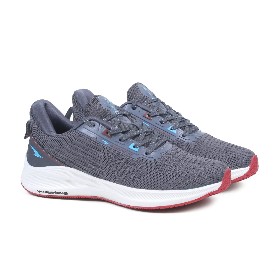 ASIAN Men's INNOVA-04 Sports Running,Walking & Gym Shoes with Max Cushion Technology Casual Sneaker Shoes for Men's & Boy's Grey