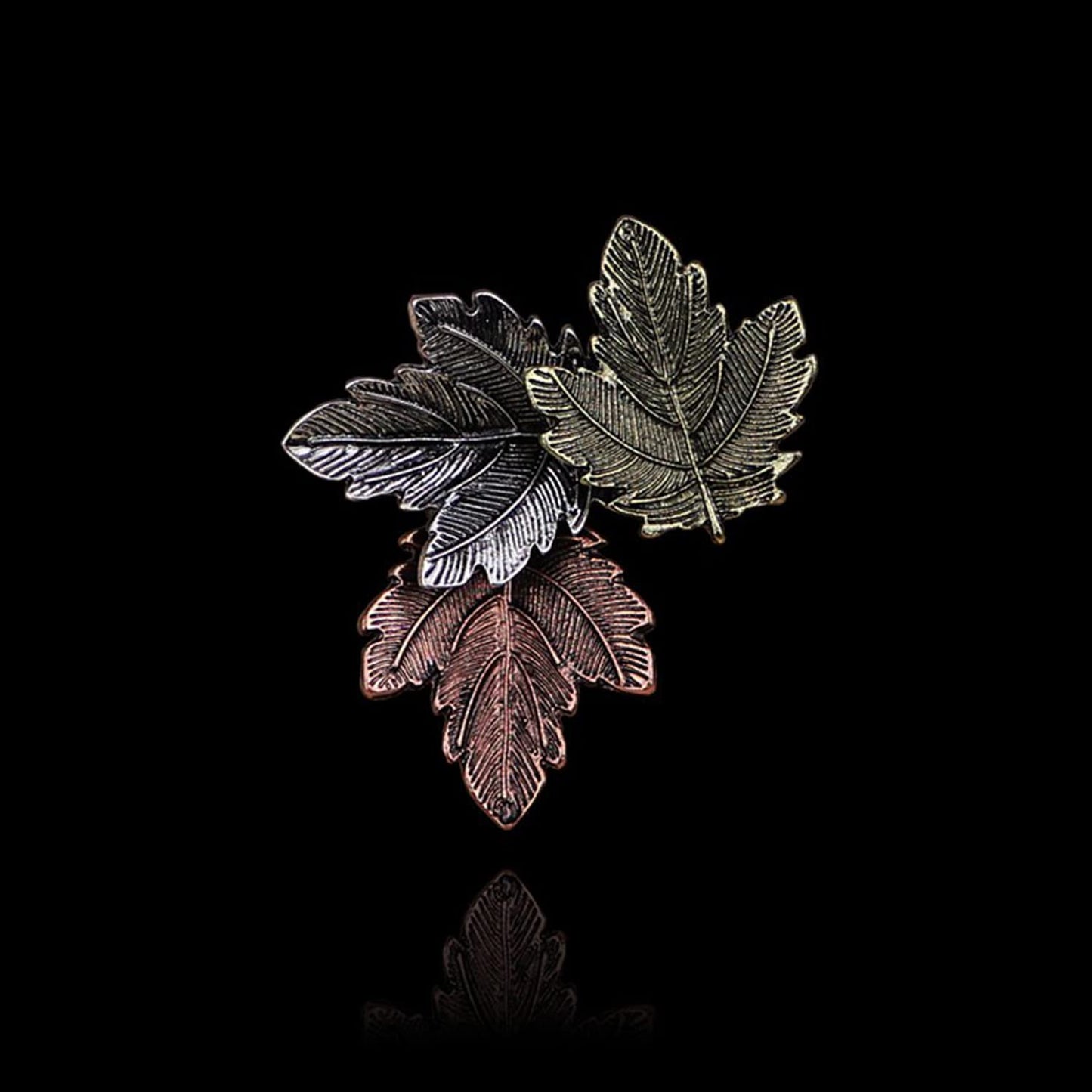 Mahi Mapel Leaf Retro Classic Tricolor Maple Leaf Unisex Brooch/Lapel Pin (BP1101089G)