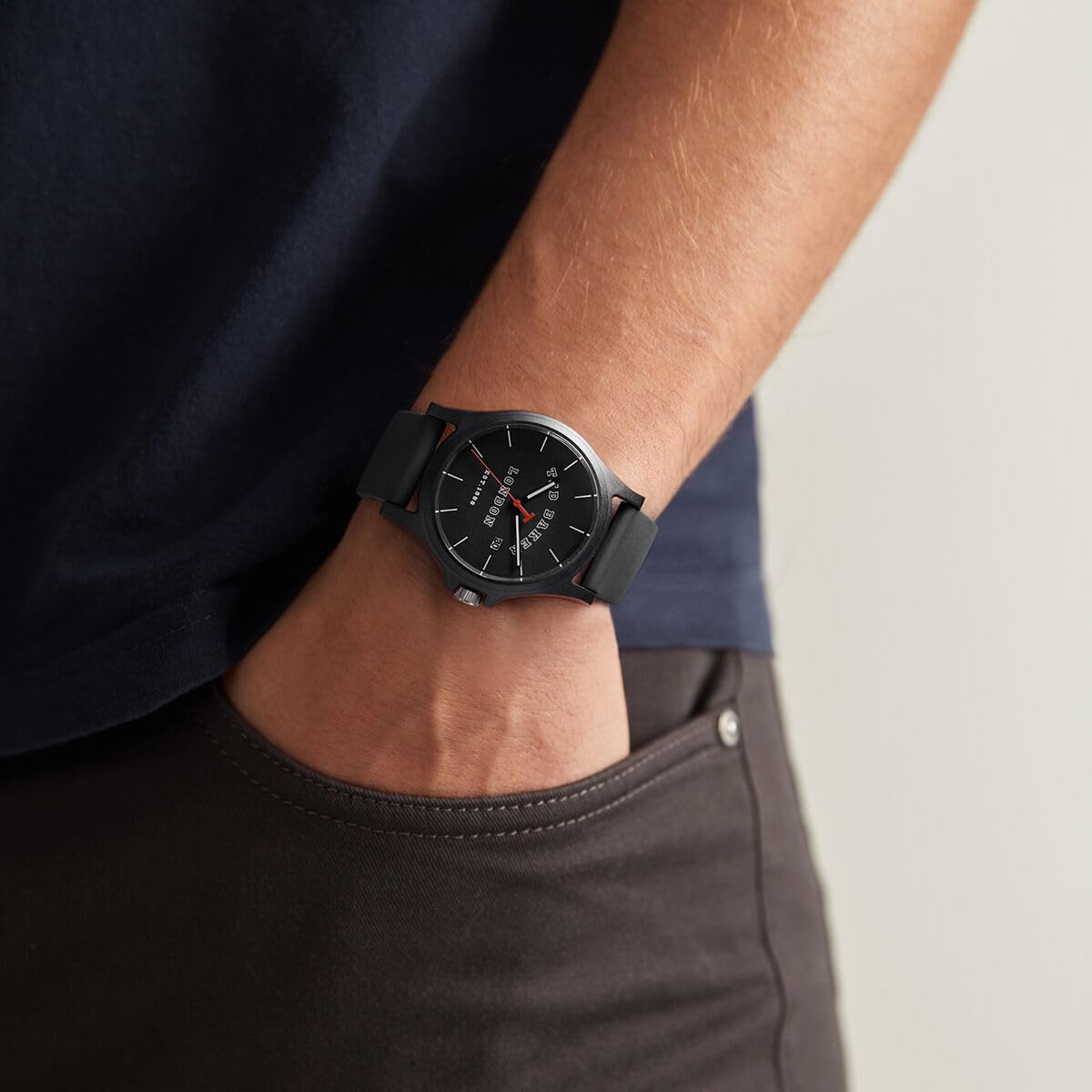 Ted Baker Analog Black Dial Men's Watch-BKPIRS3019I