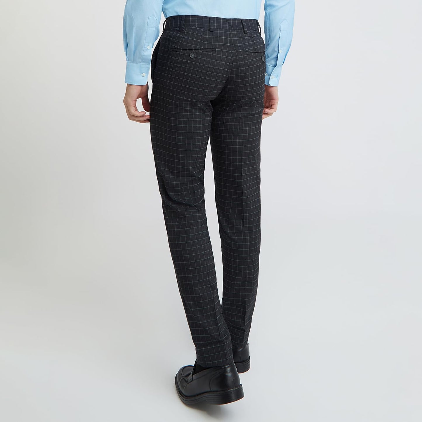 PARK AVENUE Men's Slim Pants (PMTY07055-B8_Black