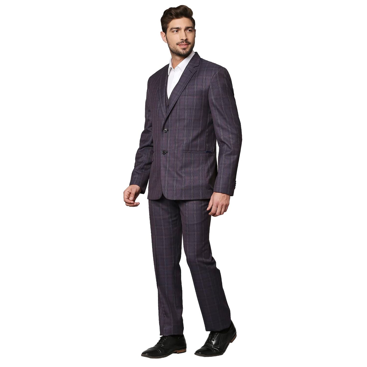 Raymond Dark Violet Suit (Size: 42)-RMDH02085-V8