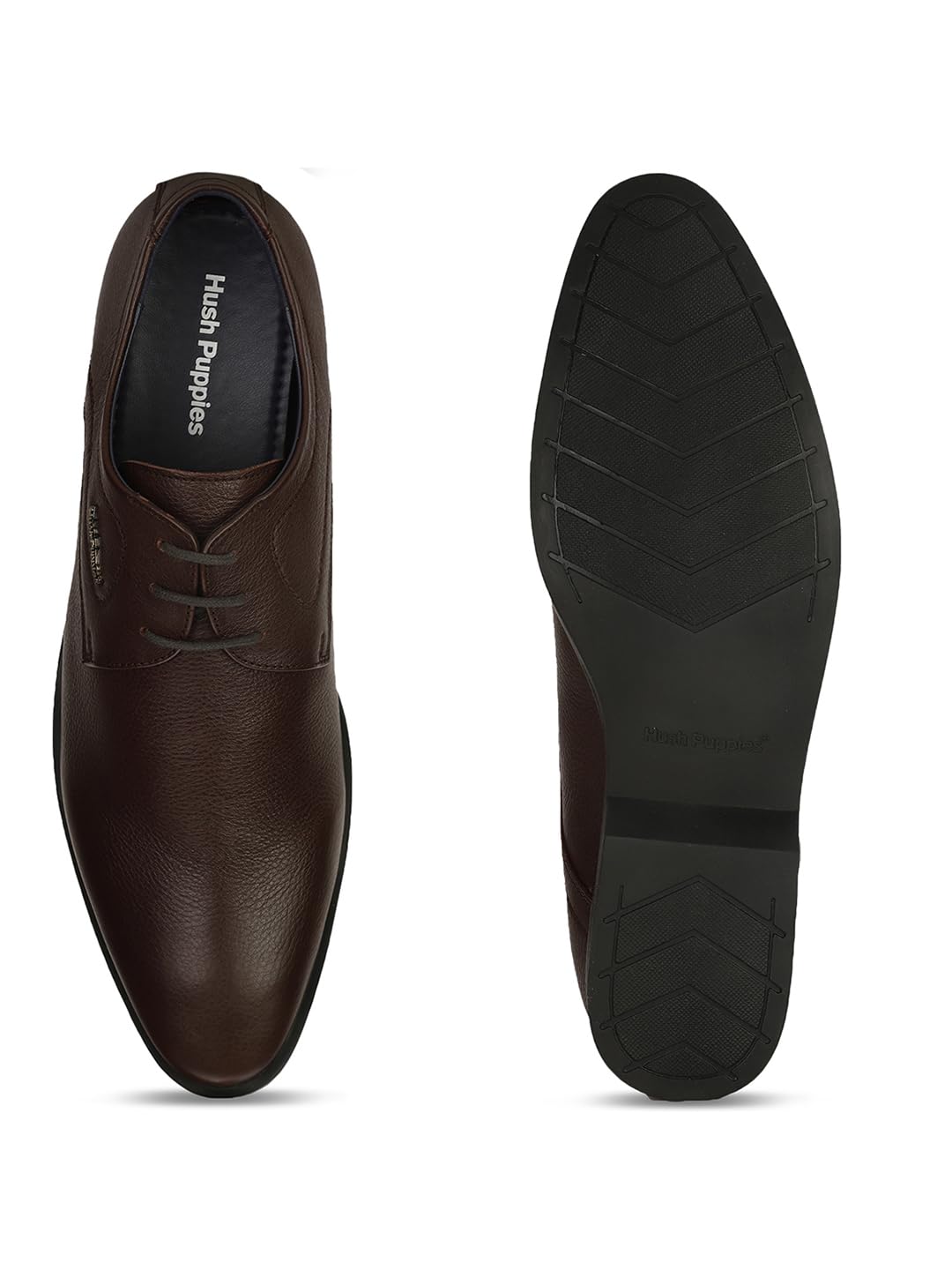 Hush Puppies Men's Aaron Derby E 23 Formal (8254000_Brown_7 UK)