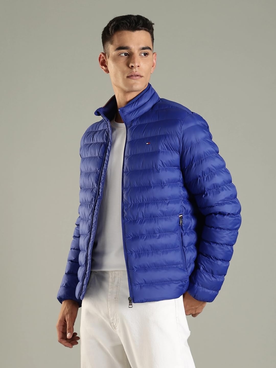 Tommy Hilfiger Solid Regular Fit Nylon Puffer Jacket