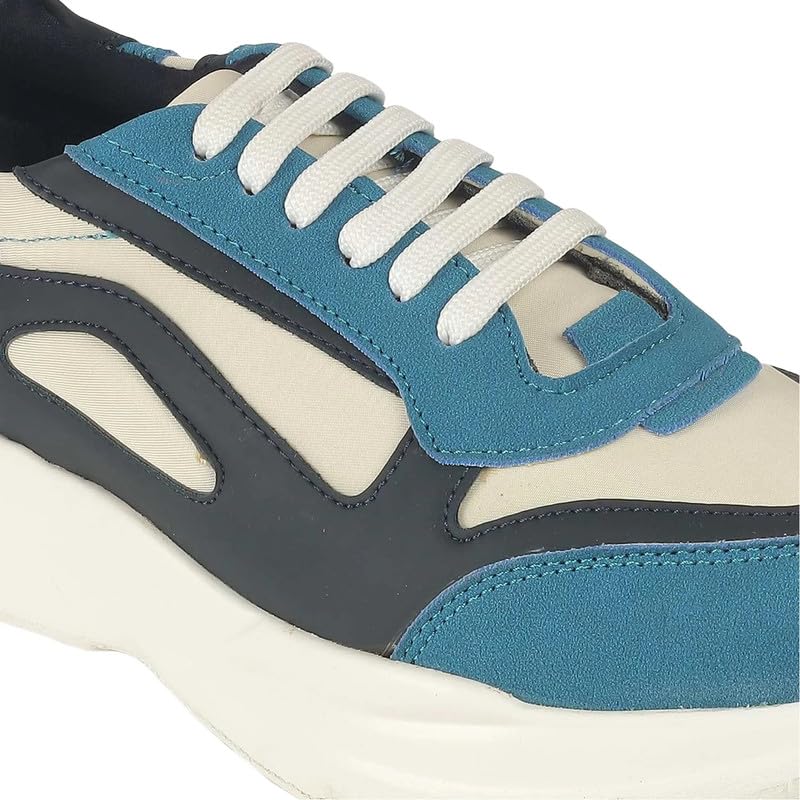tresmode Balenci Blue Women's Sneakers in Size 7 UK / 40 EU