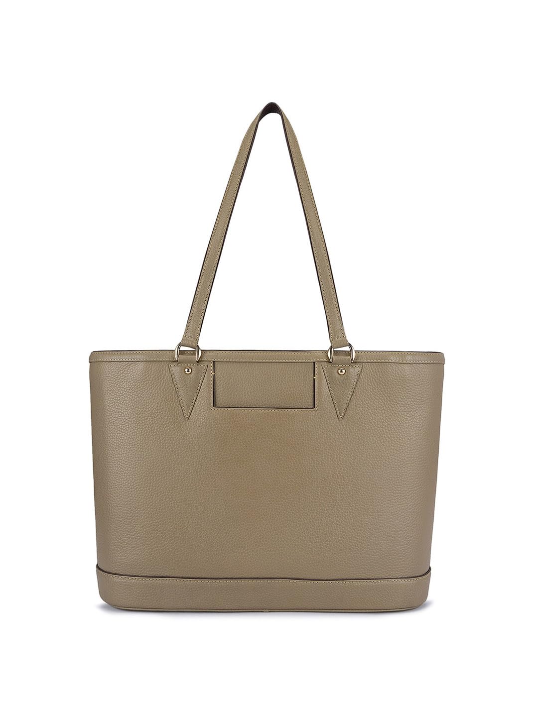 Da Milano Women's Leather Tote Bag - Olive