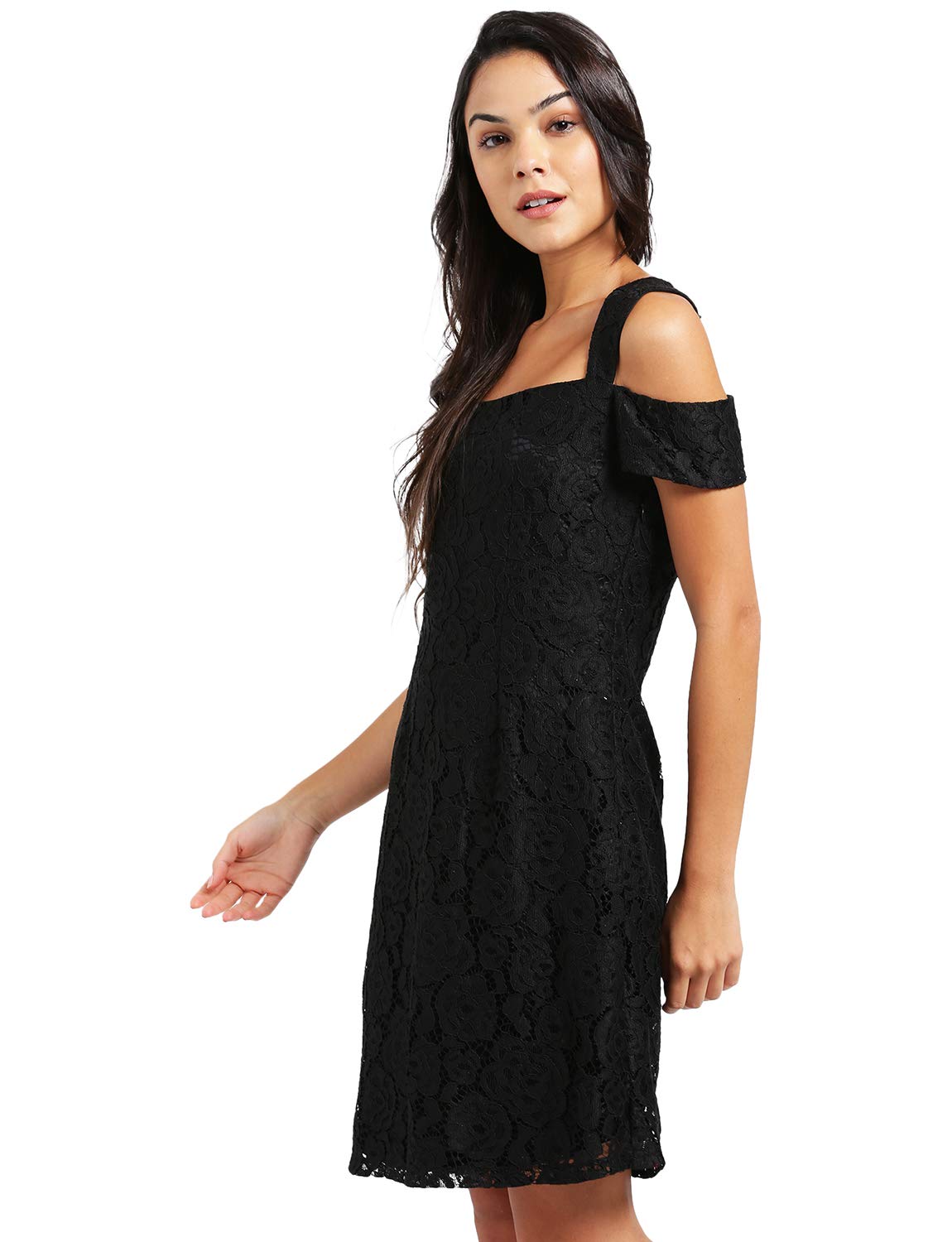 Zink London Women's Mini Dress (D00392_S_Black_Small)