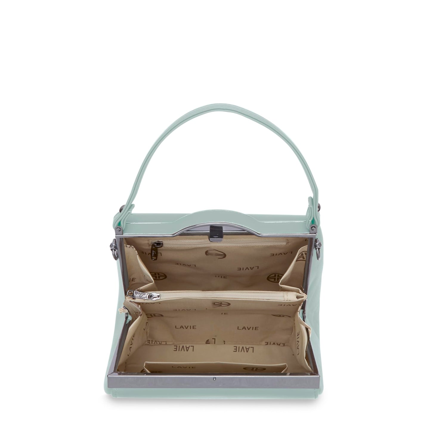 Lavie Luxe Women's Fluffel26 Frame Satchel Handbag | Satchel Bag for Work | Ladies Purse | Stylish Shoulder Bag | Gift For Women