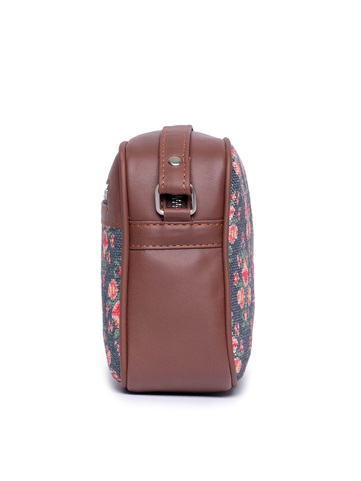 ZOUK Sling Bag | Crossbody Bags for Women | Women's Handbags | Stylish | Vegan Leather Evening Bag | Travel & Office Use | Purse and Wallet | Mughal Garden Print Print