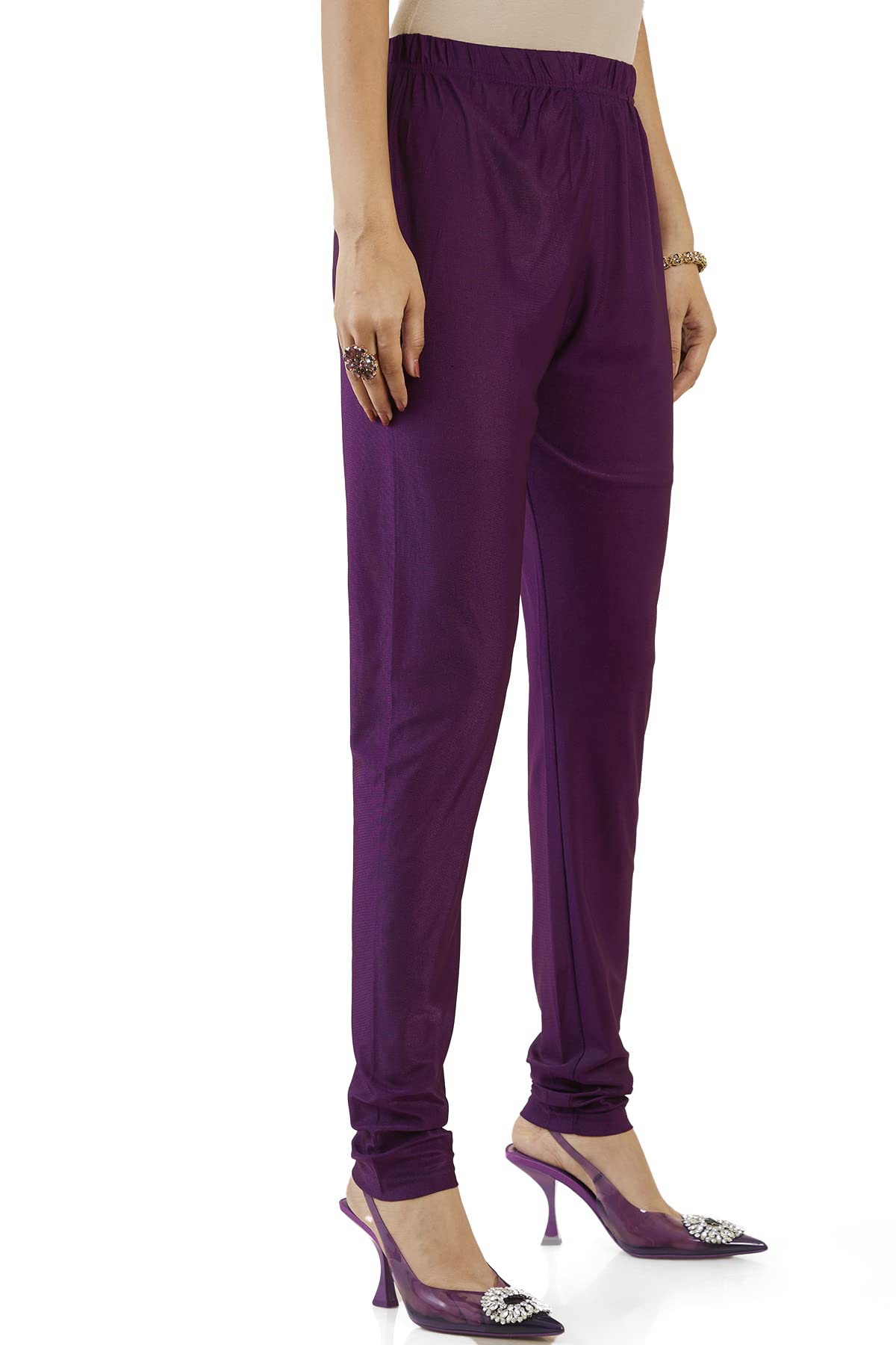 Soch Women Purple Georgette Embroidered Gown (Purple_XL)