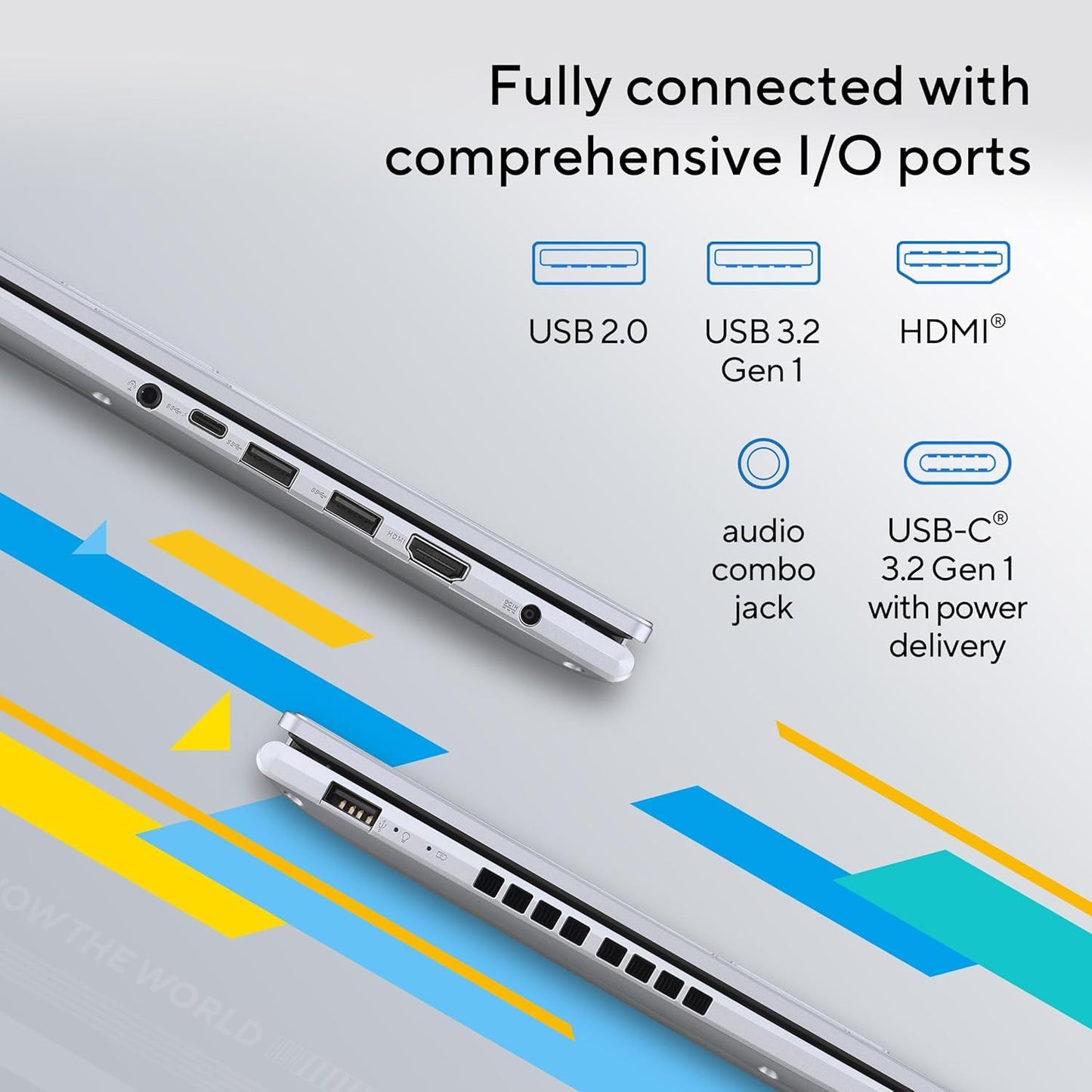 ASUS Vivobook 16, 16" FHD (1920 x 1200) OLED,Intel Core i5-13420H Processor,(16GB RAM/512GB SSD/Win 11/M365 Basic (1Year)*/Backlit Keyboard/Office Home 2024/Silver/1.88 kg),X1605VA-SH1952WS