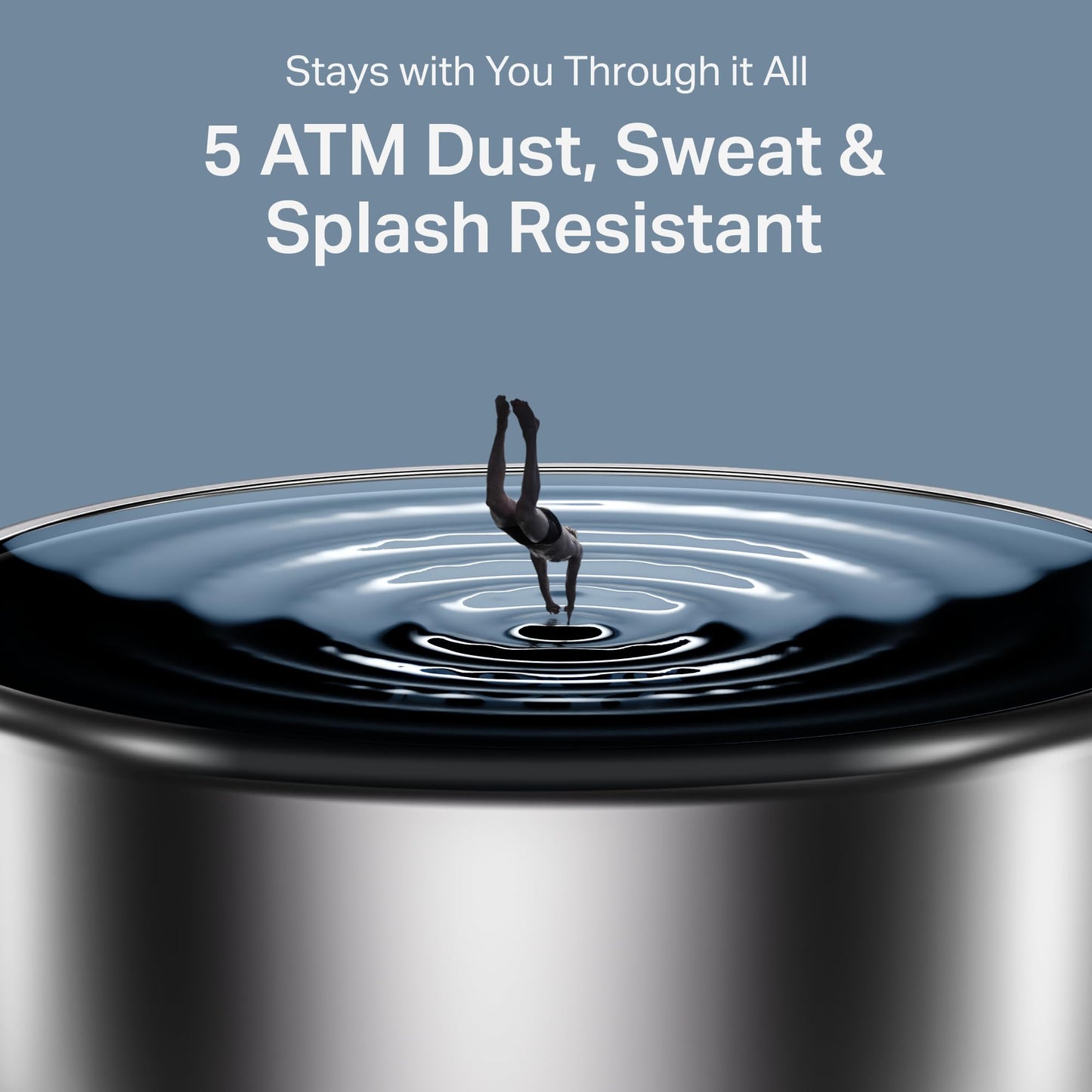 boAt New Launch SmartRing Active Plus, Auto Heart Rate, Sleep, SpO2, Stress & Skin Temperature Monitor, Stainless-Steel Build, Lightweight, 30-Days Battery, Magnetic Charging Case(9, Radiant Silver)