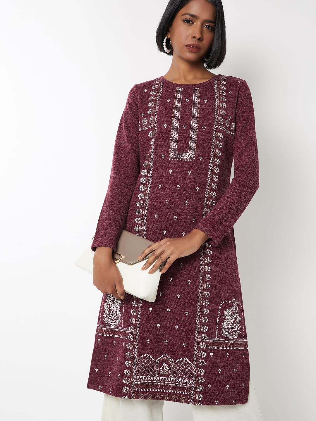 Max Women's Acrylic Regular Kurta