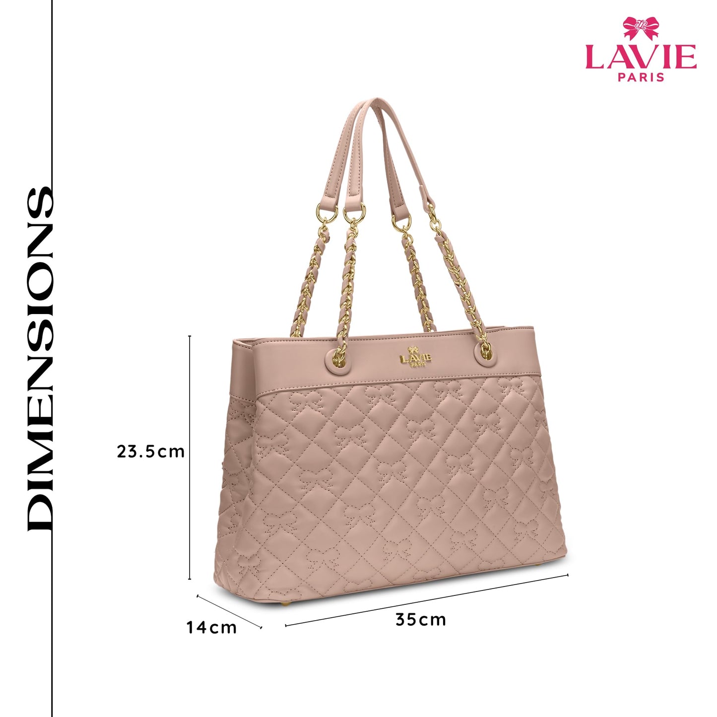 LAVIE PARIS Women's Quincy Satchel Bag | Satchel Handbag for Work | Ladies Purse | Stylish Shoulder Bag | Gift for Women