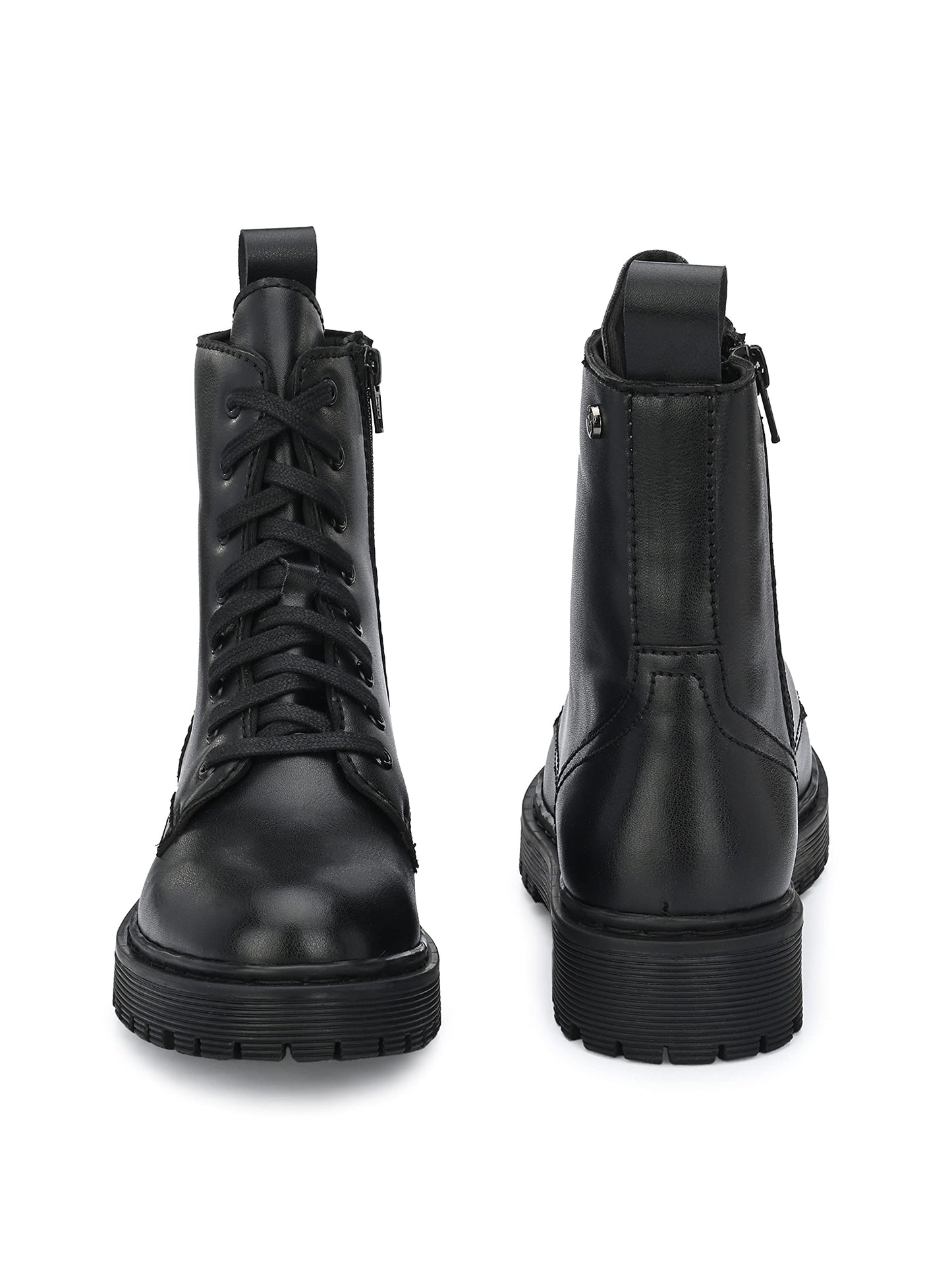 Delize Women's Black Derby Boots, 6 Uk