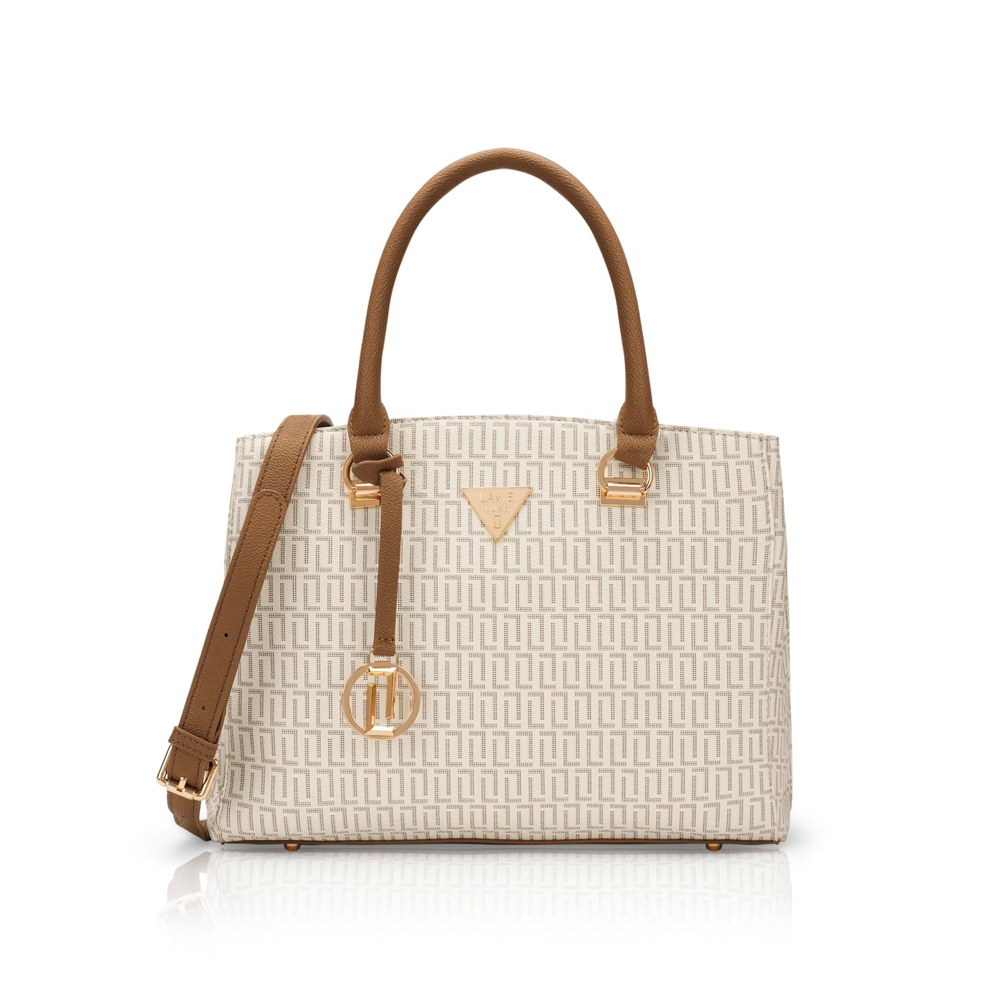 Lavie Luxe Women's Nora 3 Compartment Satchel Bag | Satchel Handbag for Work | Ladies purse | Stylish Shoulder Bag | Gift for Women