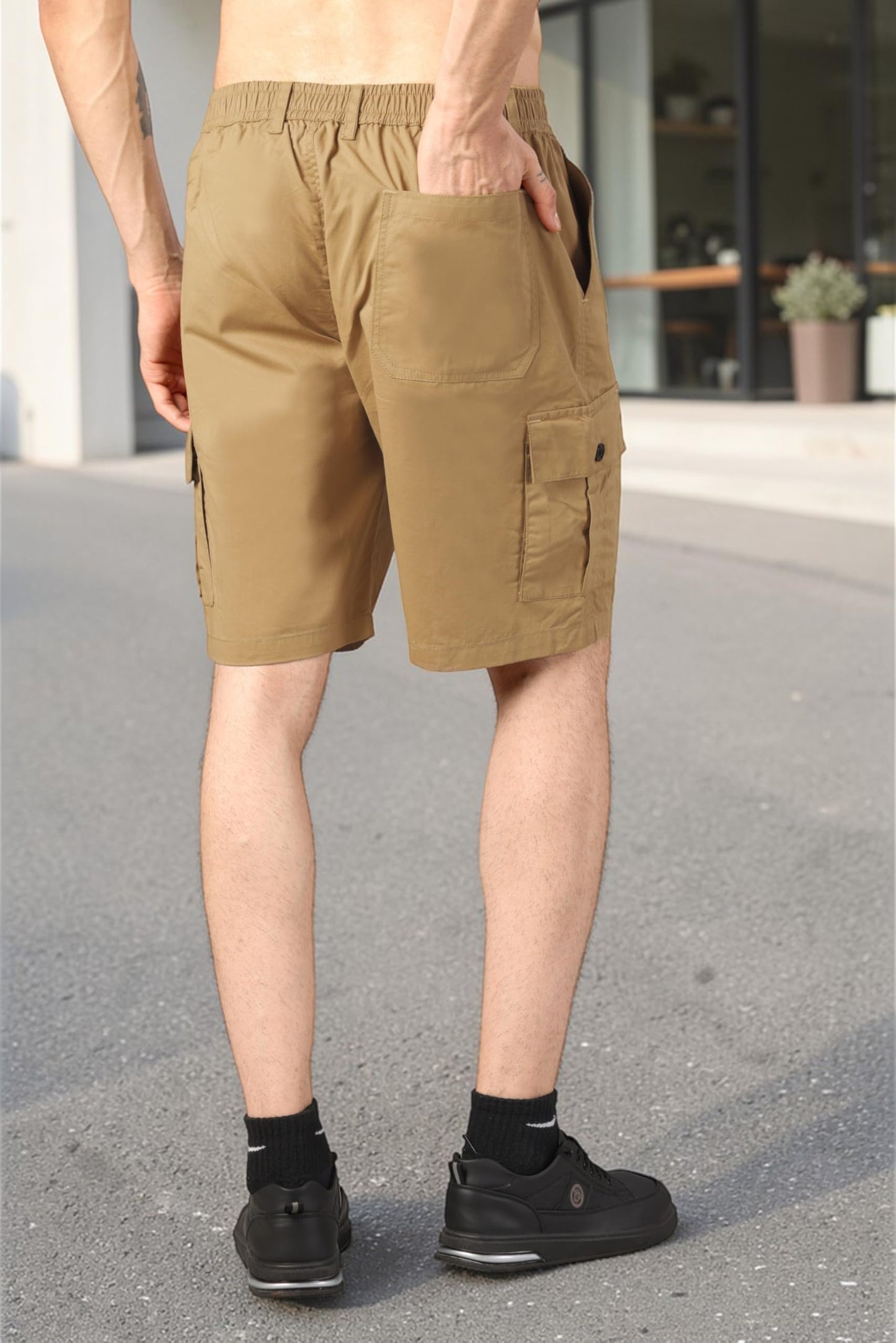 RynoGear Cotton Shorts for Man|| Casual Shorts for Men Stylish || Shorts Pant for Men Khaki