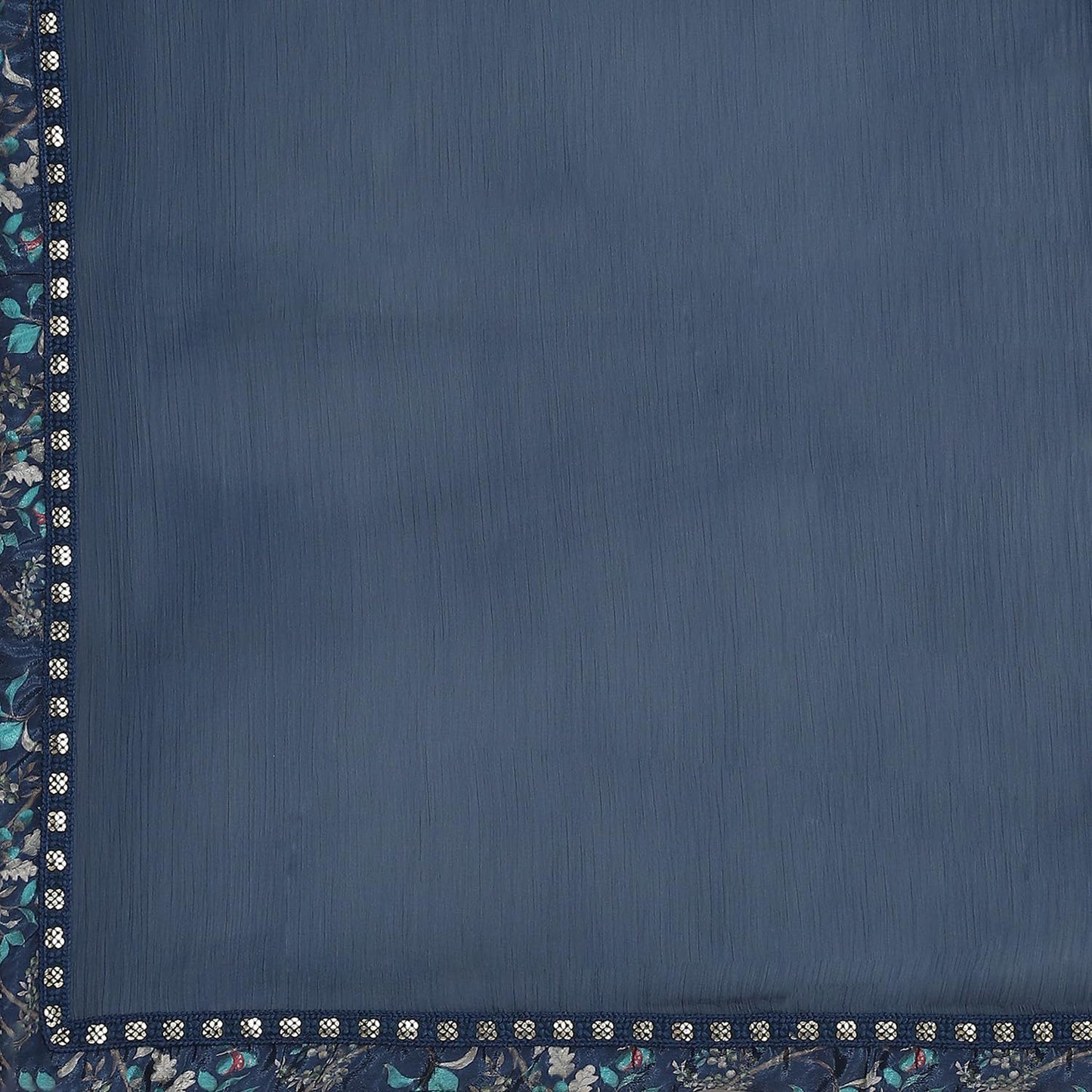 BIBA WOMEN EMBROIDERY STRAIGHT SALWAR KURTA DUPATTA(SKDSITARA8982_TEAL_34)