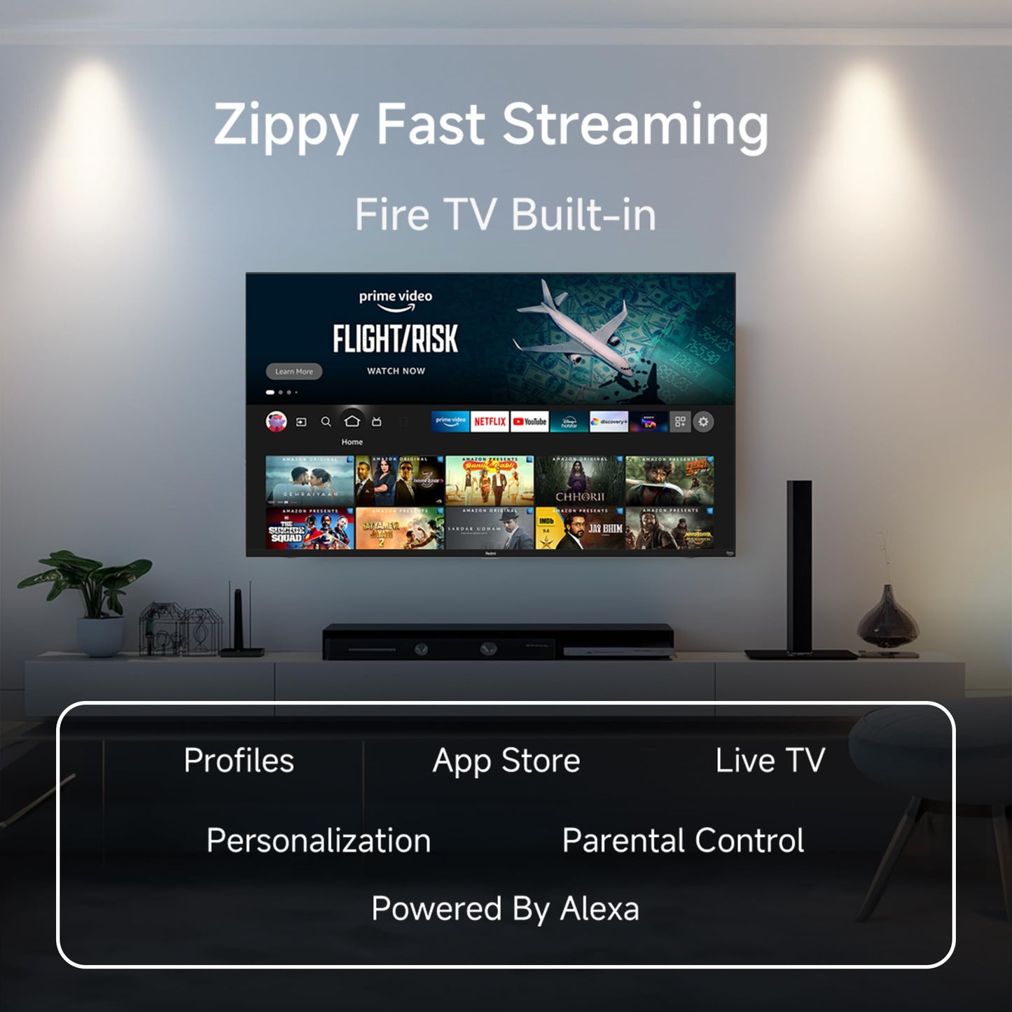 Redmi Xiaomi 108 cm (43 inch) F Series Ultra HD 4K LED Smart Fire TV L43MA-FVIN