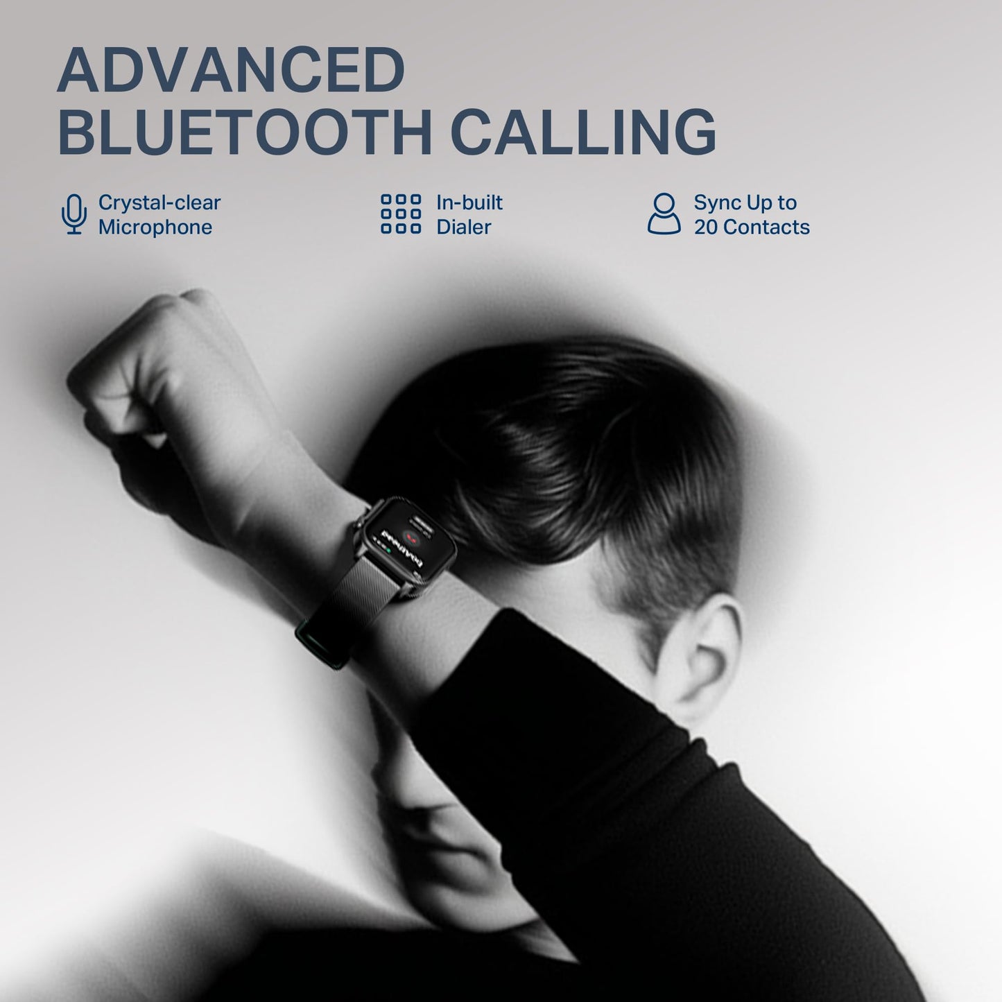 boAt New Launch Storm Infinity Max, 20 Days Maximum Battery, Biggest Battery Capacity Ever! 2.01" (5.1cm) Display, Functional Crown, AI Nudges, BT Calling, Smart Watch for Men & Women (Active Black)