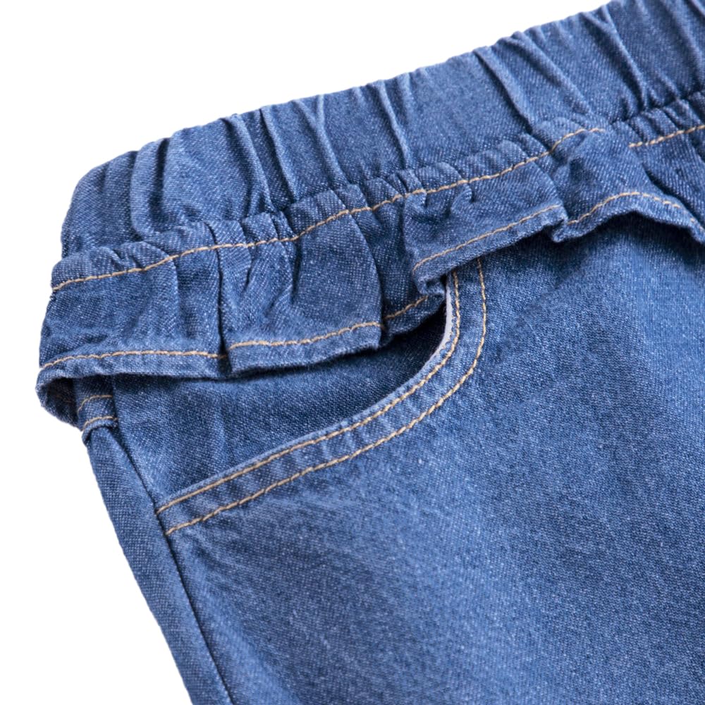 Hopscotch Girls Regular Fit Jeans in Navy Color For Ages (2-3 Years)