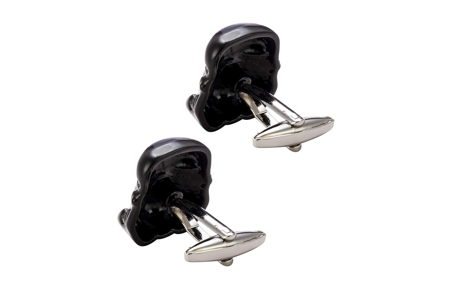 Knighthood Mask Cufflinks for Men (Black)
